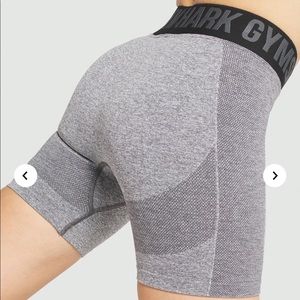 Charcoal Mark/Black Flex Shorts - XS